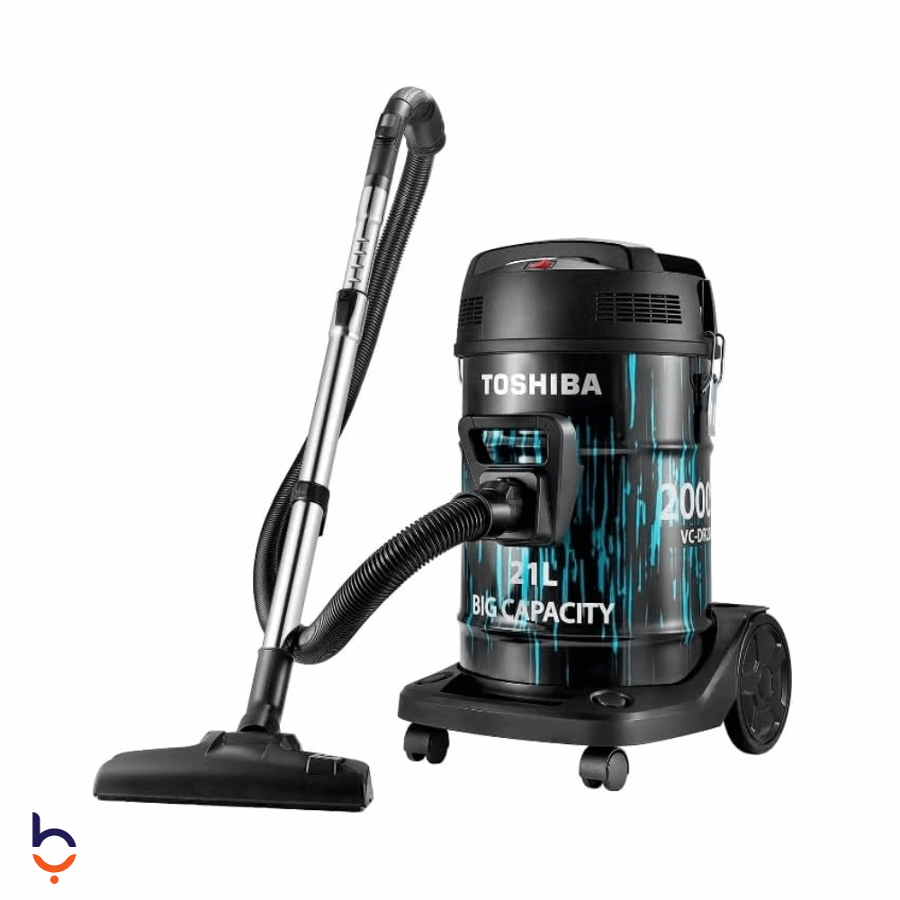 Vacuum Cleaners Toshiba 2000 Watt Toshiba VC-DR200ACME(B) 2000 Watt Cylinder Vacuum Cleaner, 21 Liter Capacity, black Black*Blue