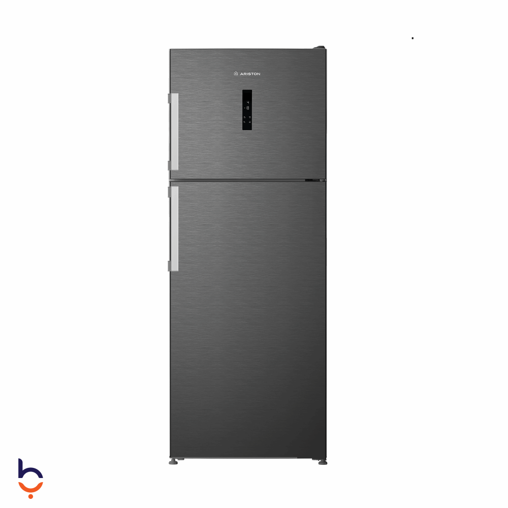 ثلاجة اريستون 420 لتر بفريزر علوي ، نوفروست ، بانفرتر ART70 F1422D XDI ستانلس ستيل غامق
