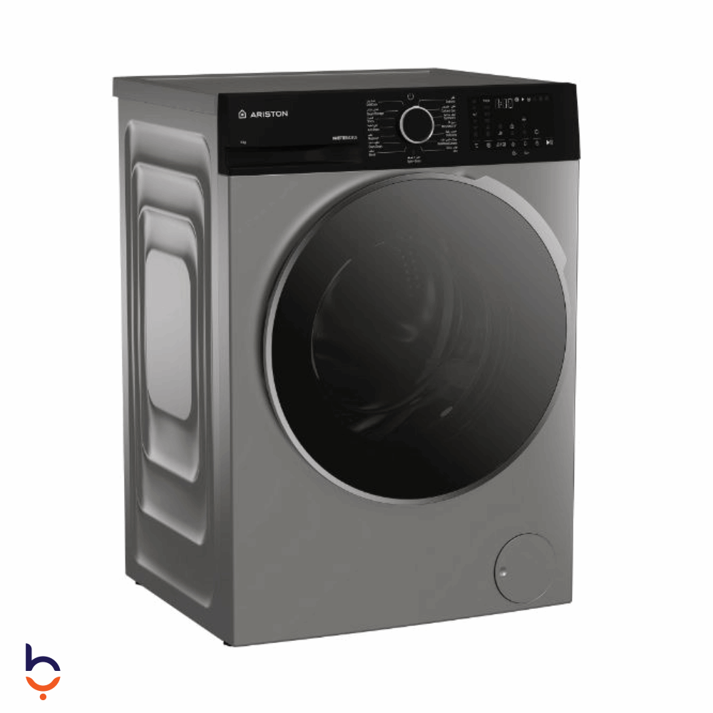 Front Load Automatic Washing Machine Ariston 8 Kg Ariston Inverter Front Load Washing Machine , 8 kg , Grey - WFST8GWHR Grey