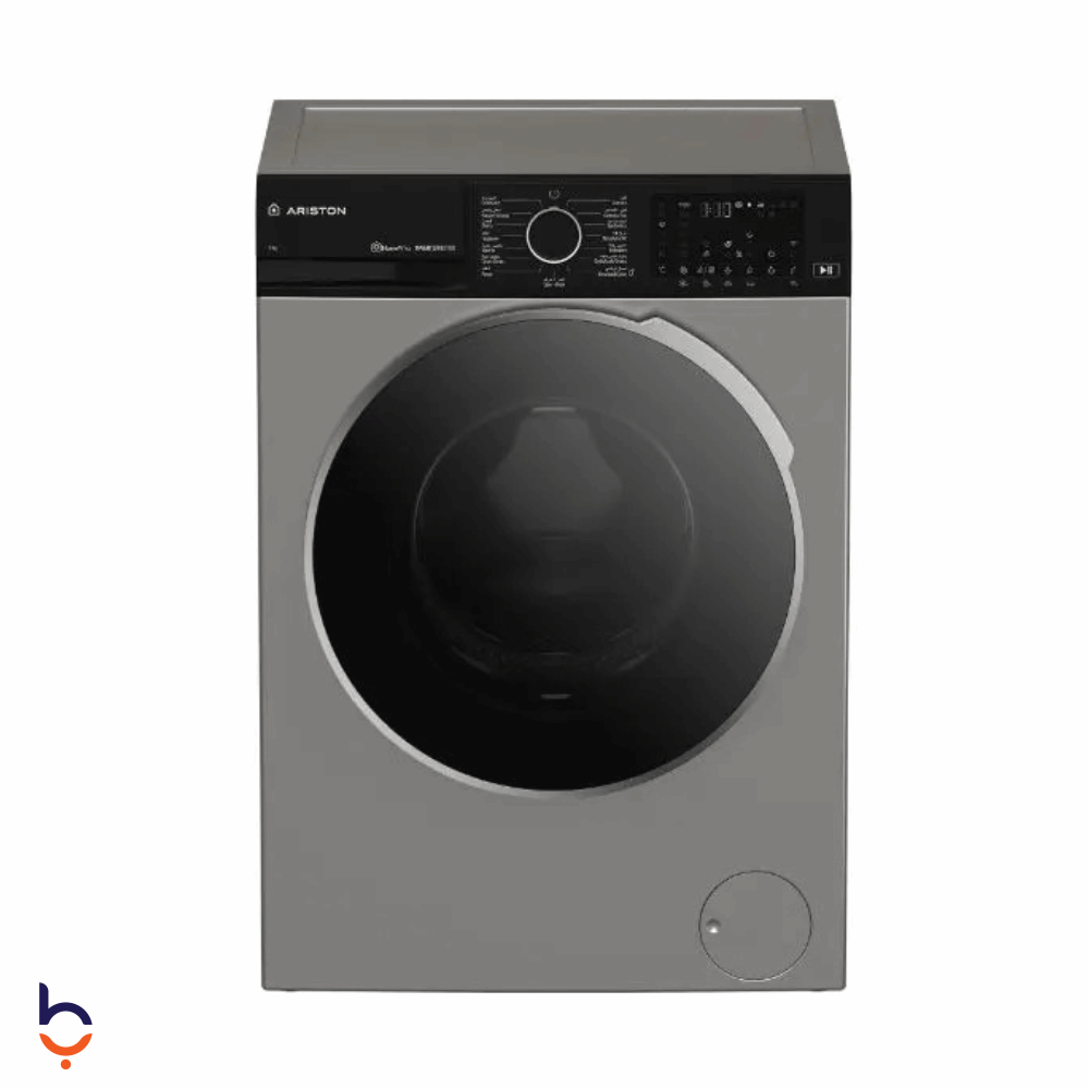 غسالة ملابس اوتوماتيك تحميل امامي اريستون 9 كيلو انفرتر - WFST9GWHR رمادي