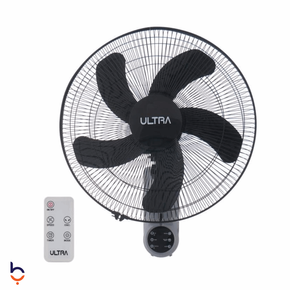 مروحة حائط الترا 18 بوصة UFW18RE2 اسود ورمادي