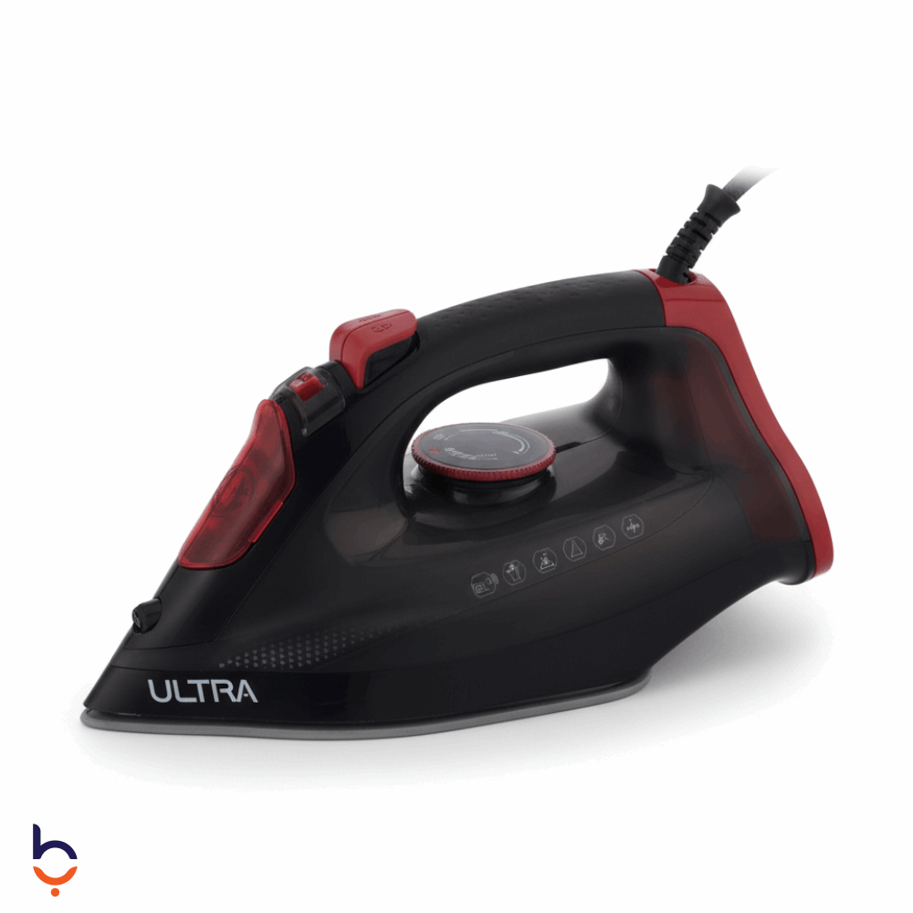 Iron Ultra 2400 W Ultra Steam Iron 2400 Watt - Red * Black - UI24RKSE1 Red * Black