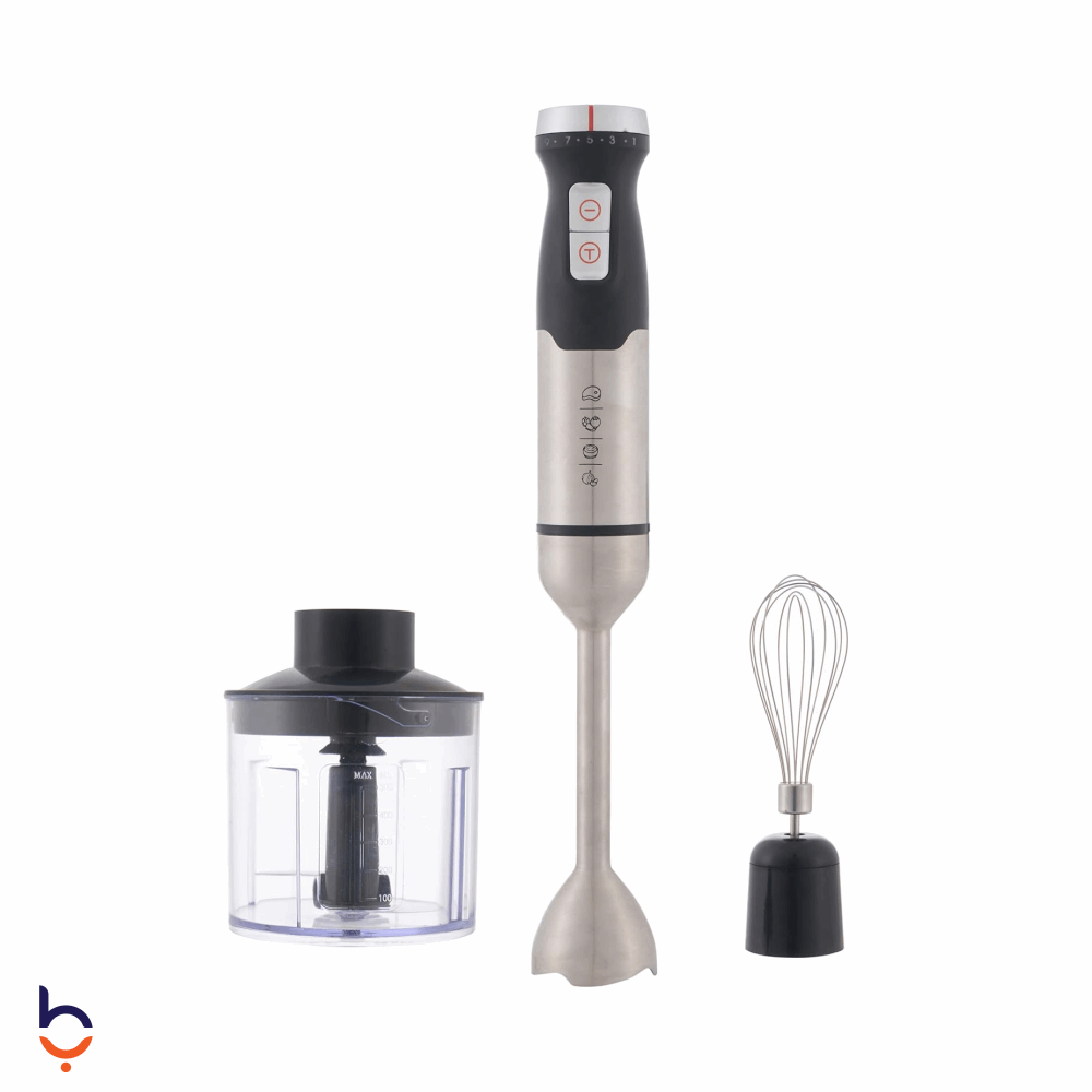 هاند بلندر الترا 1500 وات 5 في 1 بملحقات، 500 مل، 600 مل - UHB155SE ستانلس ستيل