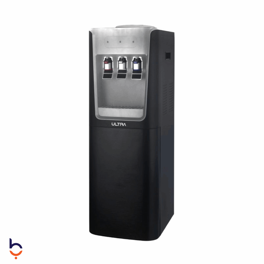 مبرد مياه الترا 3 حنفية تحميل علوي ، ساخن وبارد وفاتر - UWD3CBGE اسود/رمادي
