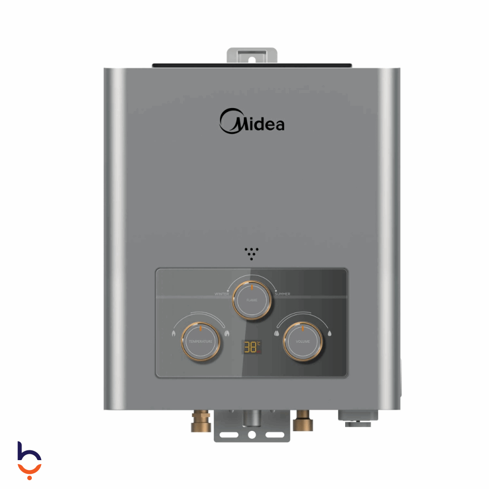 سخان غاز ميديا 6 لتر ديجيتال - MGWH06-12MZNEG(S) سيلفر