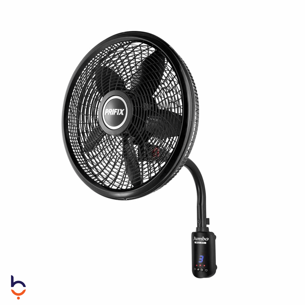 مروحة حائط برفكس 21 بوصة ريموت كنترول،  WFJ-211 اسود