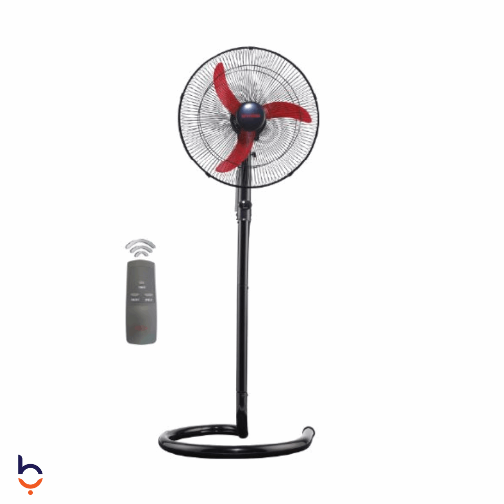 Stand fan Fresh 18 Inch Shabah Remote Black*Red