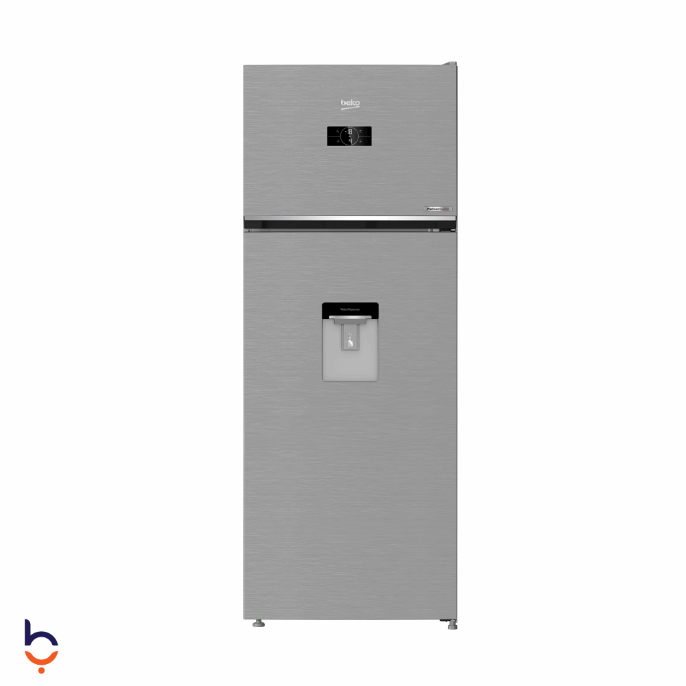 Refrigerator Beko 430 Liter Digital Inverter Refrigerator with Water Dispenser -RDNE455M20XBIDTEWEG Silver
