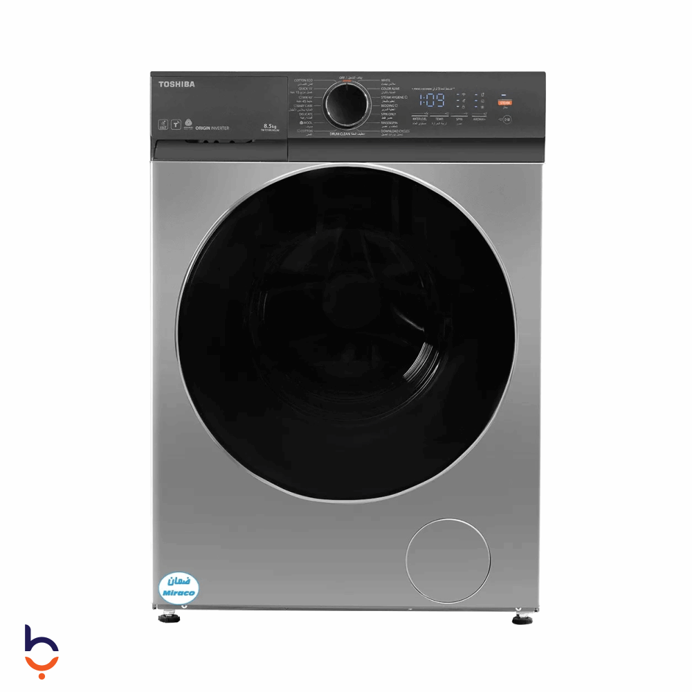 Washing Machine Toshiba 8.5 Kg Front Load - Inverter - TW-T21BU95UWEG(SG) Silver
