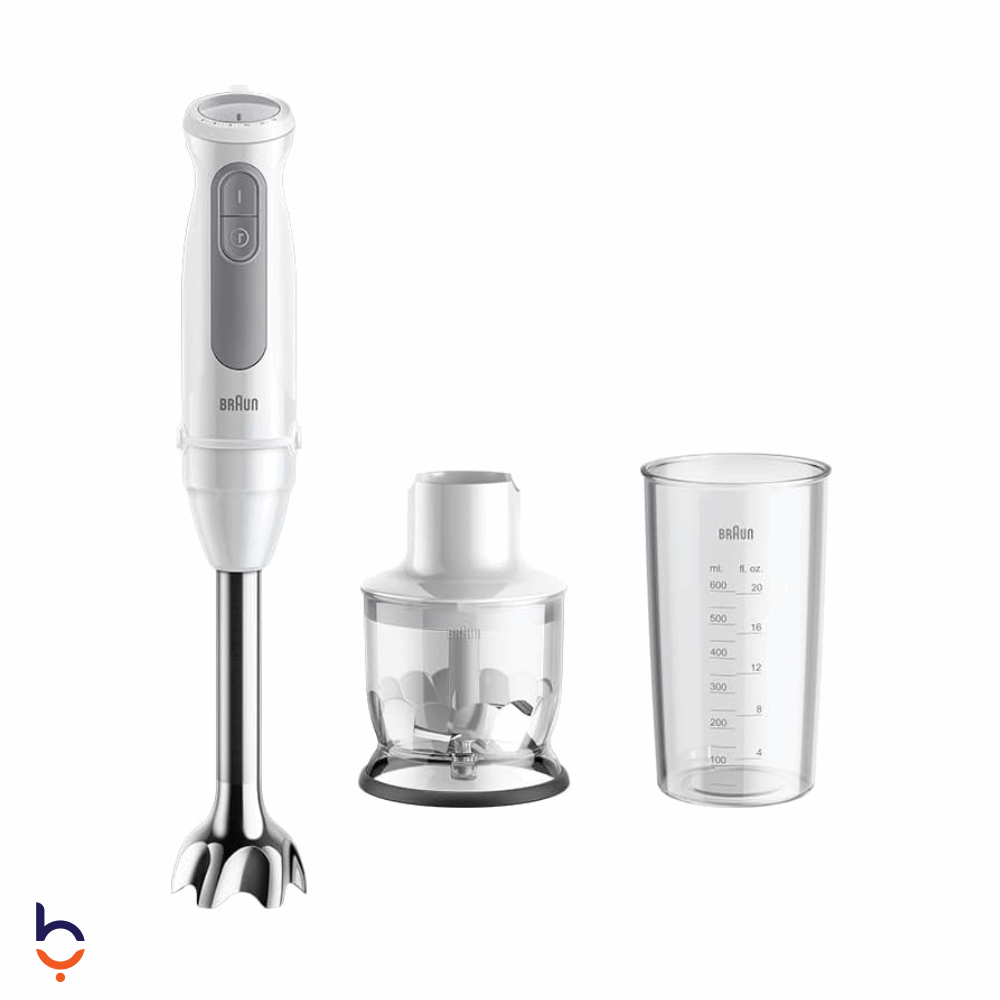 Hand Blender Braun 1000 W MultiQuick 5, PowerPell Plus Technology - MQ50201MWH White
