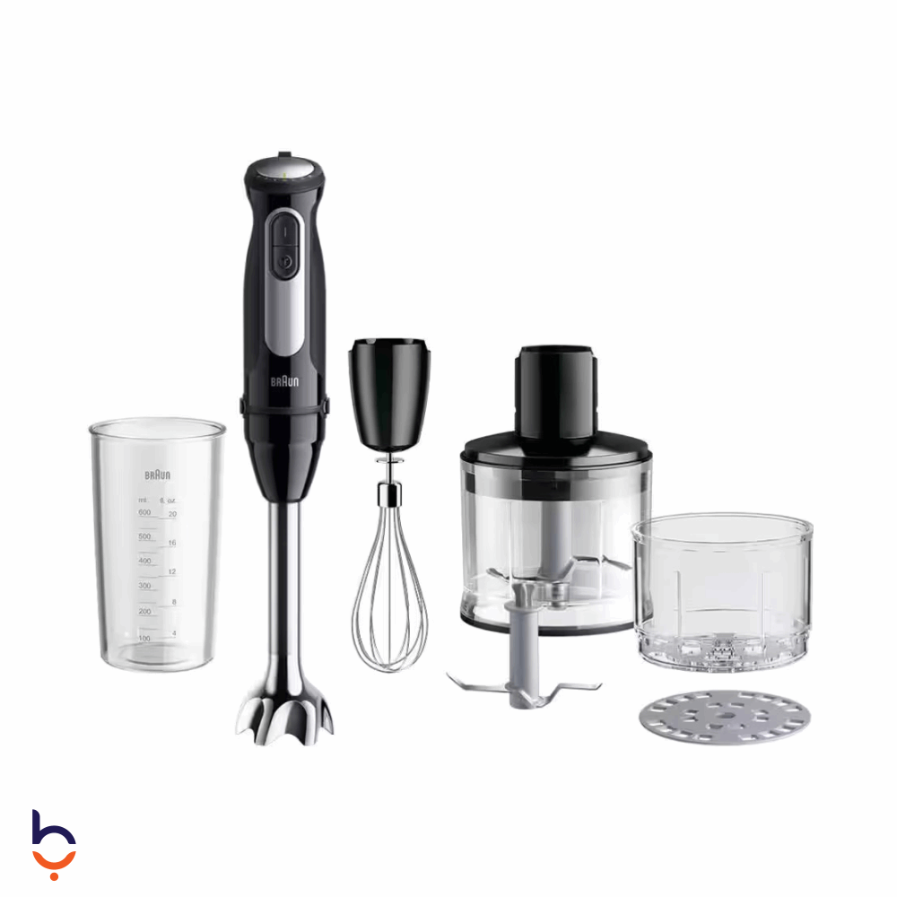 Hand Blender Braun 1000 Watt MultiQuick 5 Pro, Versatile - MQ55254MBK Black