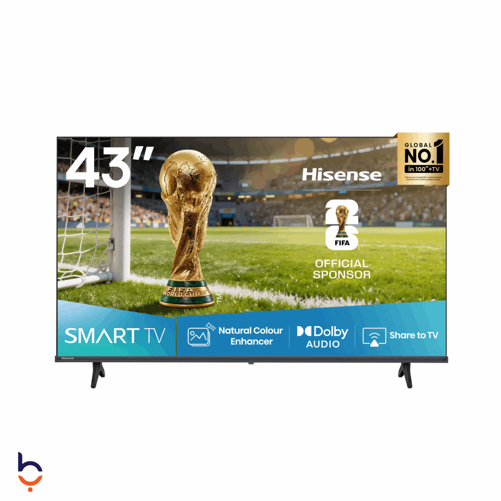شاشة هايسنس 43 بوصة LED ، بدقة FHD سمارت - 43A4Q