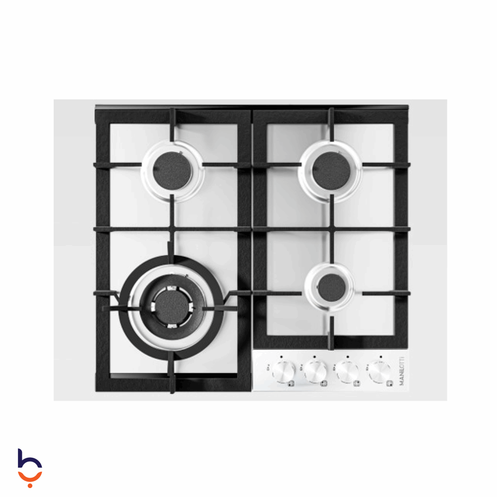 مسطح مانيلوتي 4 شعلة 60 سم -  MT-PFA640T-RK143-GS ستانلس ستيل