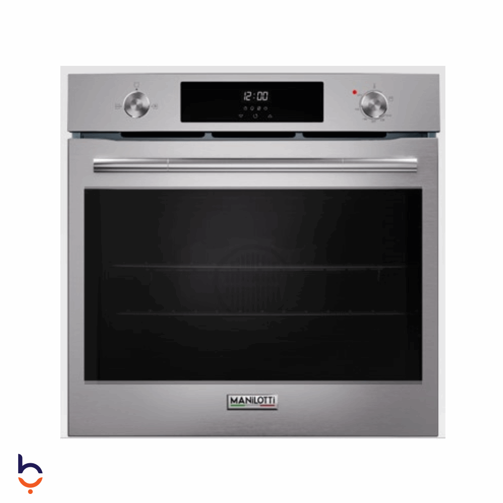 فرن مانيلوتي 79 لتر غاز 60*60 , تقنية Air Fry ورف تلسكوبي , شواية - MT-BI61G2D-K128SB/G3 ستانلس ستيل
