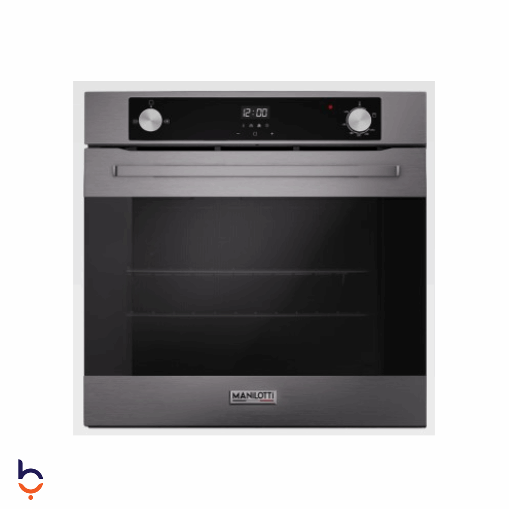 Gas Oven Manilotti 79 L 60x60 Gas Oven – Air Fry Technology, Catalytic Panels, and Grill – MT-BI61G2D-K21SB/G3 Gray