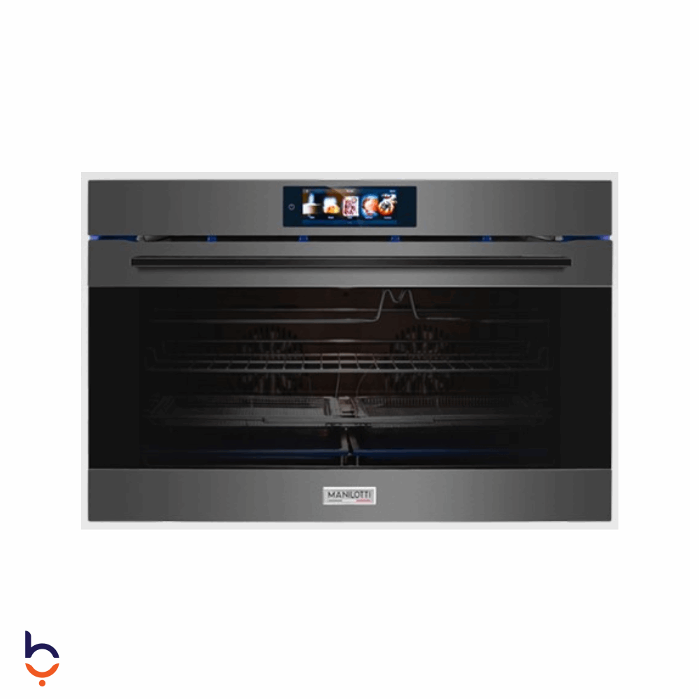 فرن مانيلوتي 148 لتر كهربا 90×60 سم , مزود بـ Air Fry وRotisserie , تحكم كامل بالشاشة - MT-BI9010TS-BMT/G3 رمادي