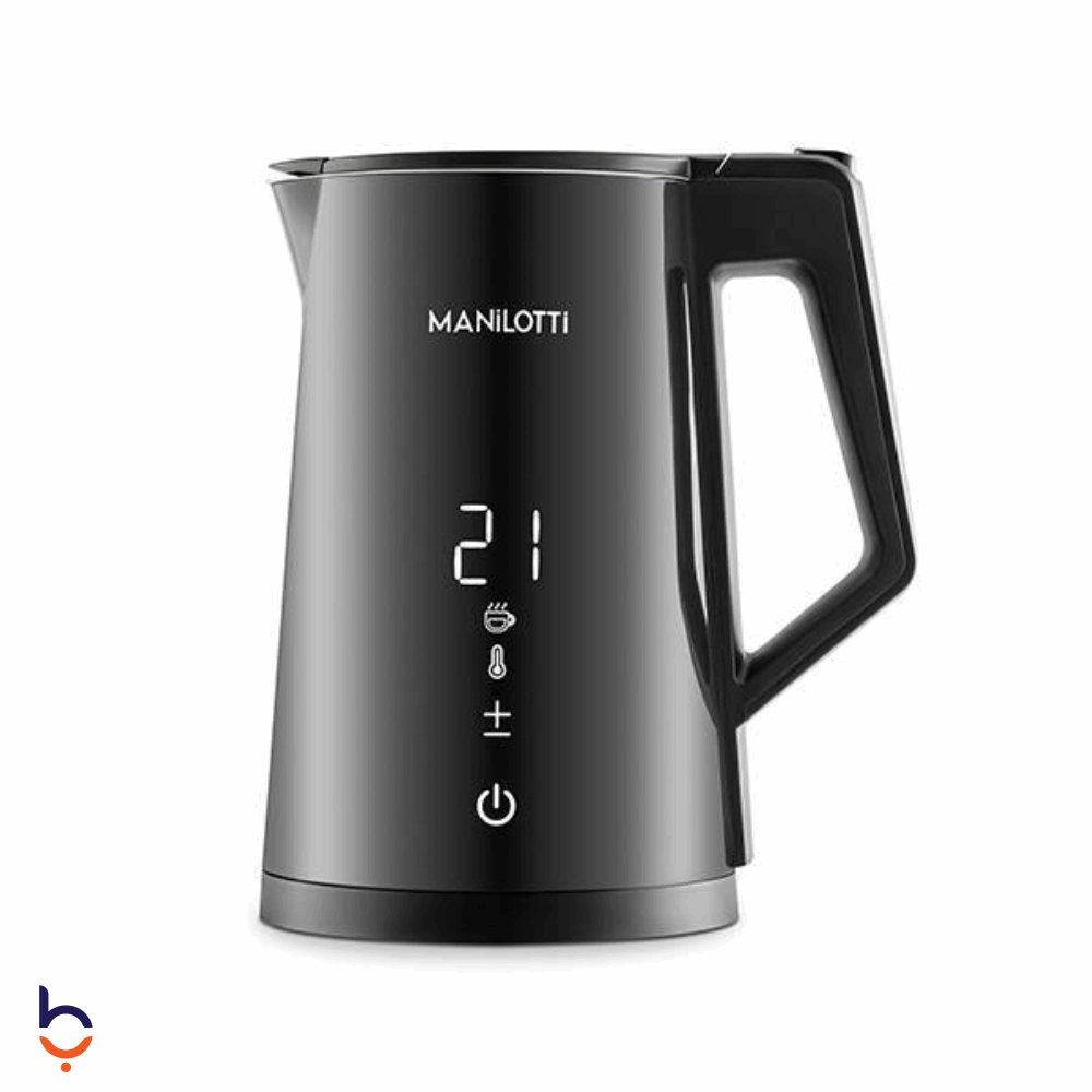 Electric Kettle Manilotti 1.7 L 2200 Watt Digital - MT-GLK-3815-BK Black